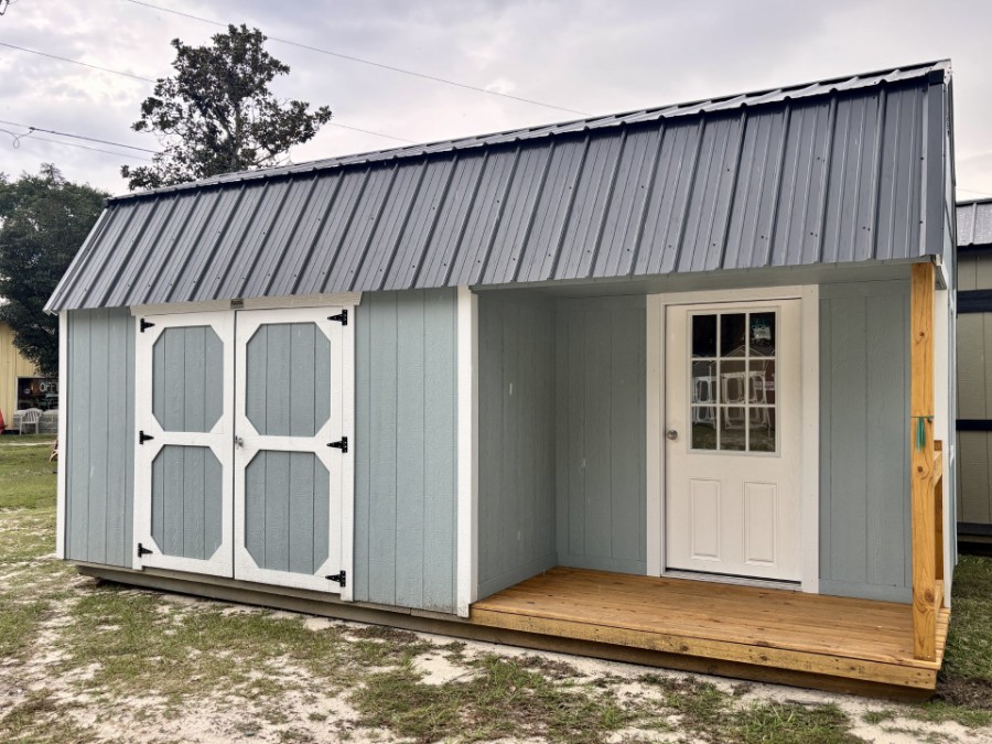 10x20 Side Lofted Barn Side Porch Package